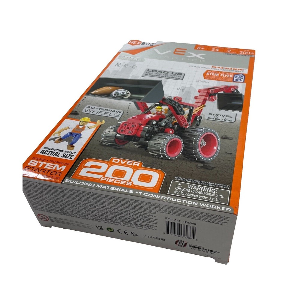 Hexbug VEX Robotics Backhoe Construction Kit Machinery‎ STEM - NEW IN BOX